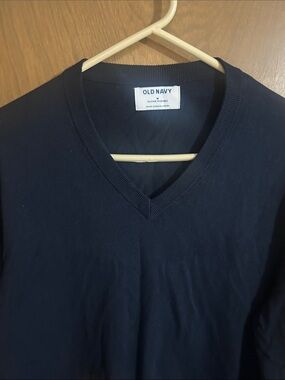 Old Navy Men's V-Neck Sweater - Navy Blue